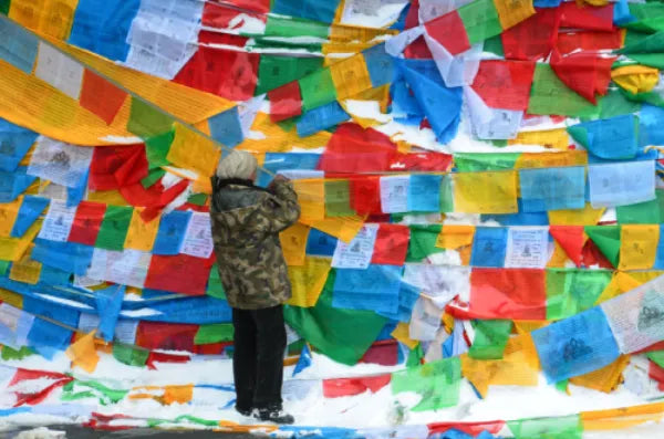 Colorful Tibetan Prayer Flags 
