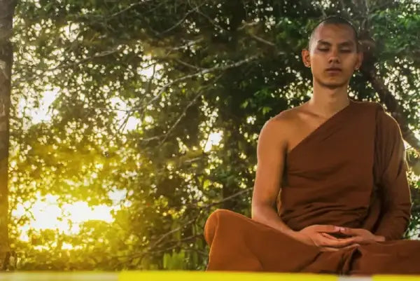 The Monk is Meditating
