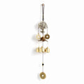 Sacred Lotus - Antique Brass Feng Shui Wind Chime for Prosperity & Balance