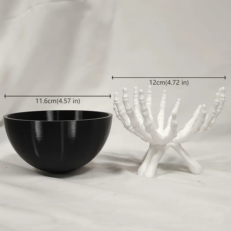 Halloween Skeleton Hand Candy Bowl