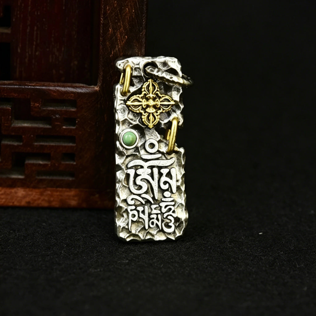 Tibetan Buddhist Faceless Buddha Pendant with Chain