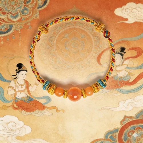 Agate Peace Braided Bracelet