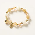 Sacred Lotus - Natural Citrine Wealth Bracelet for Abundance & Success