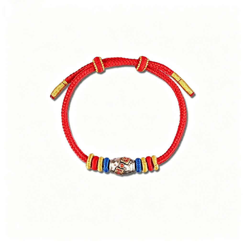 Tibetan Goddess of Wealth Zhaki Lhamo Mantra Bracelet