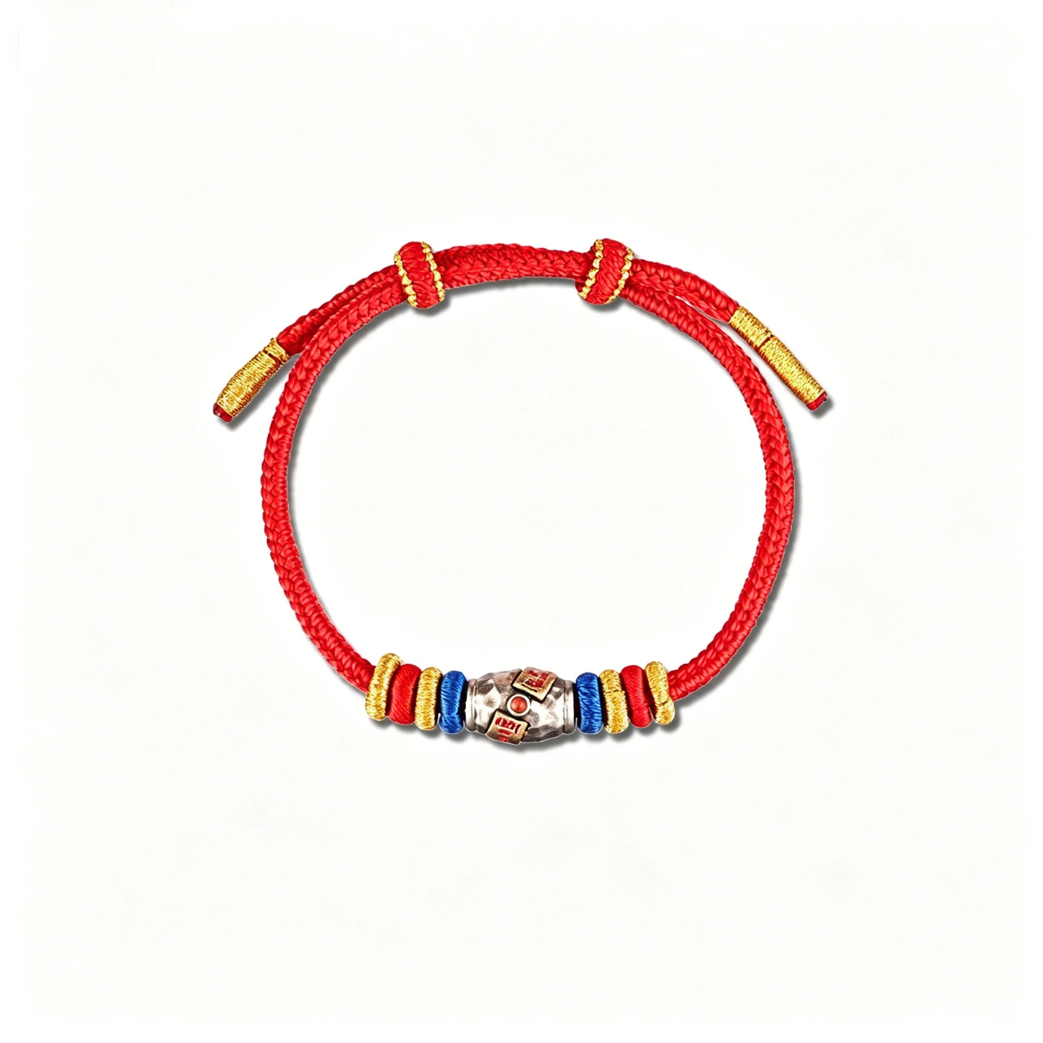 Tibetan Goddess of Wealth Zhaki Lhamo Mantra Bracelet