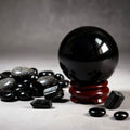 Obsidian Crystal Sphere to Shield Against Negative Energy