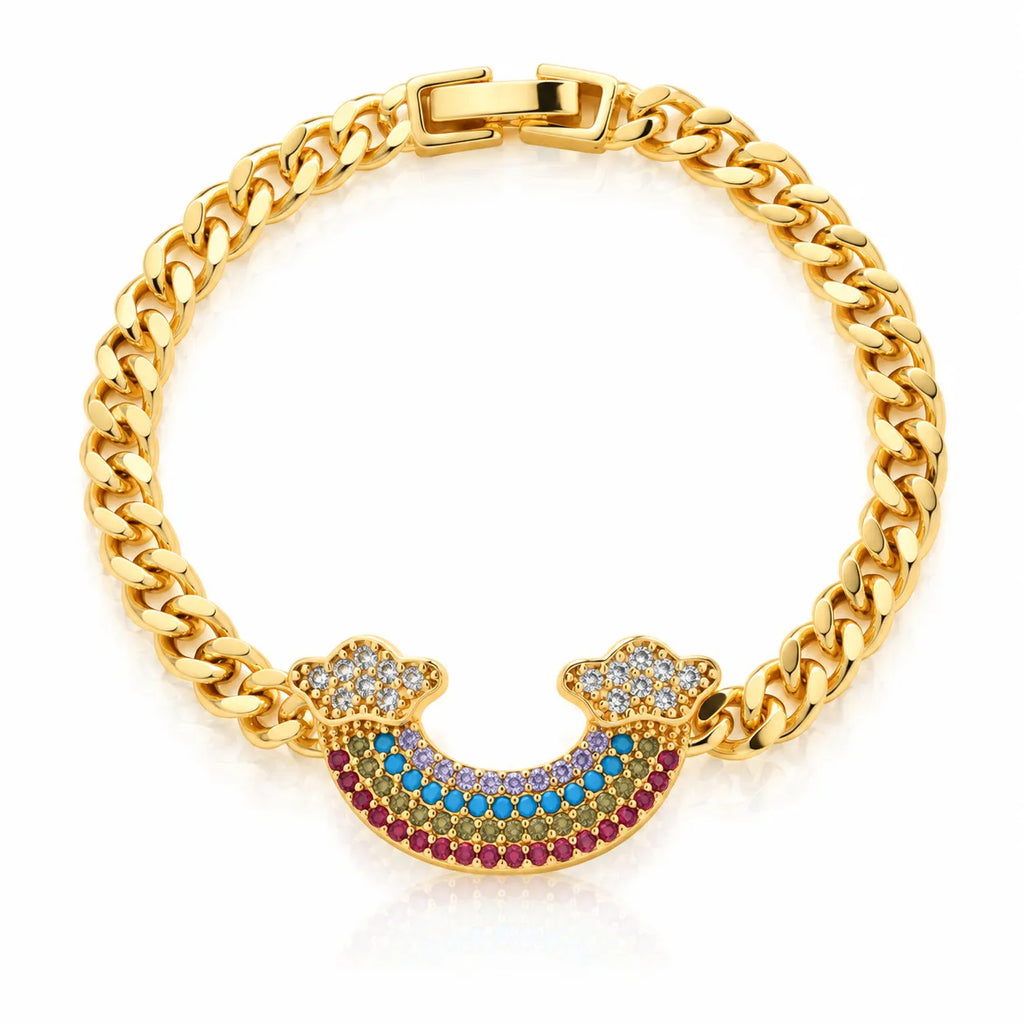 Rainbow Cubic Zirconia Bracelet