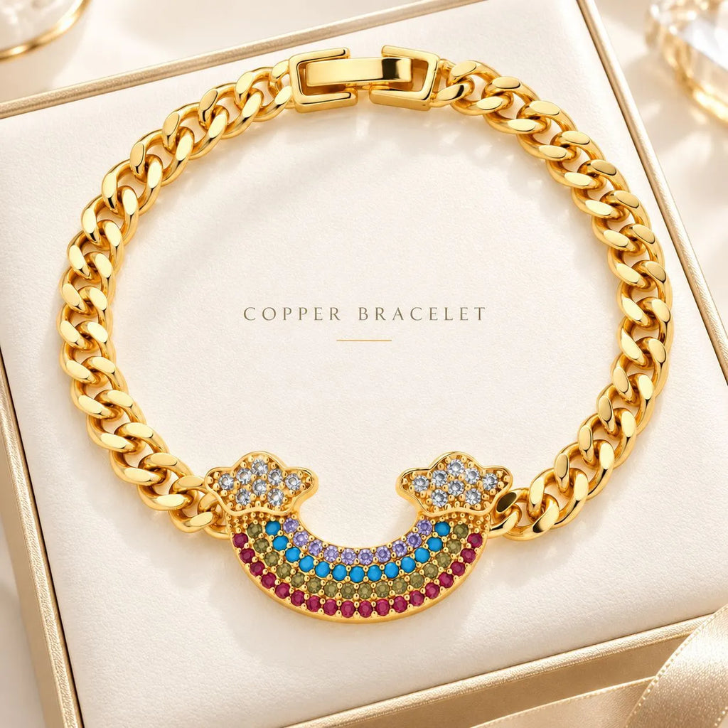 Rainbow Cubic Zirconia Bracelet