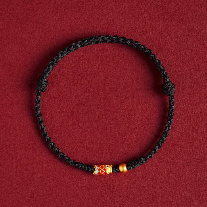 Artisan Woven Good Luck Red Rope Bracelet