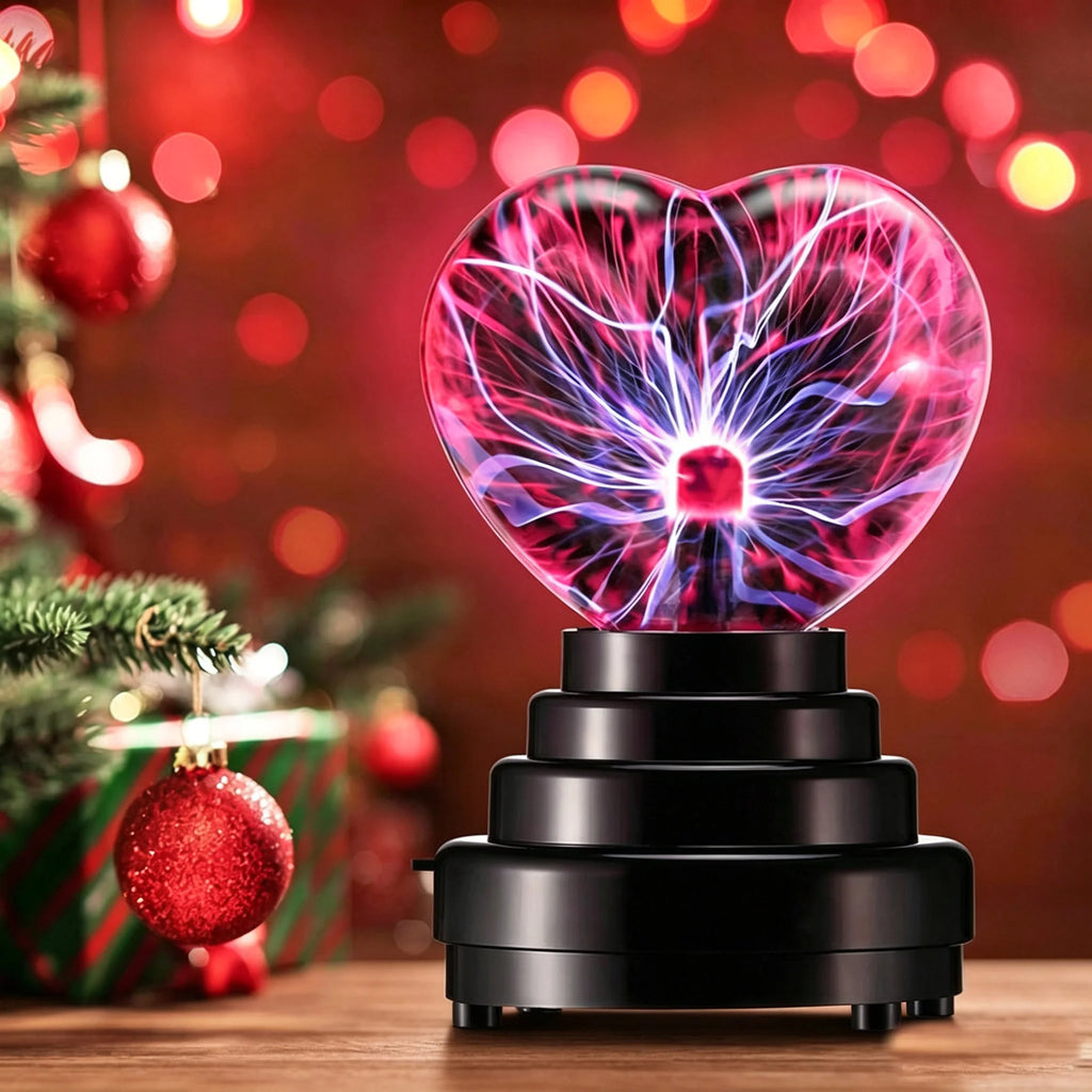 3 Inch Plasma Ball with Heart-shaped Glass