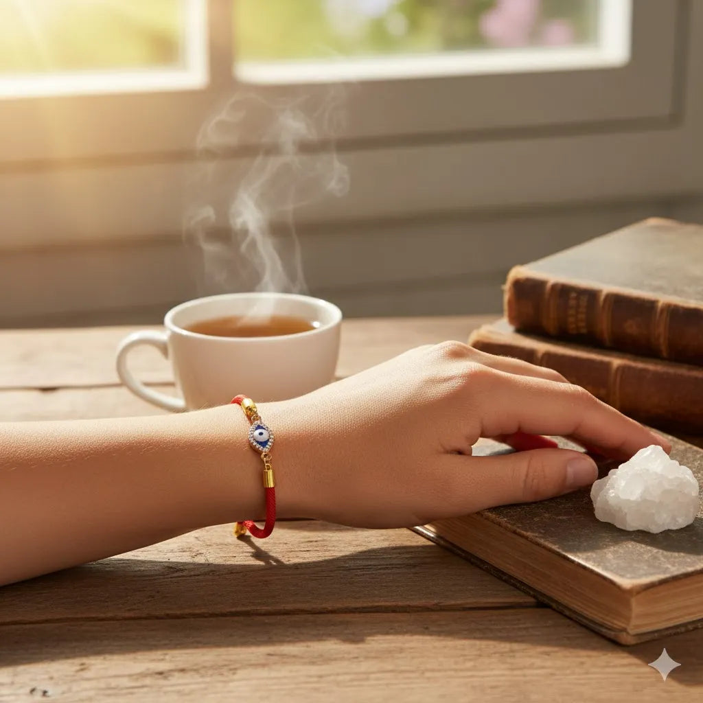 Sacred Lotus - Evil Eye Protection Bracelet for Protection & Grounding