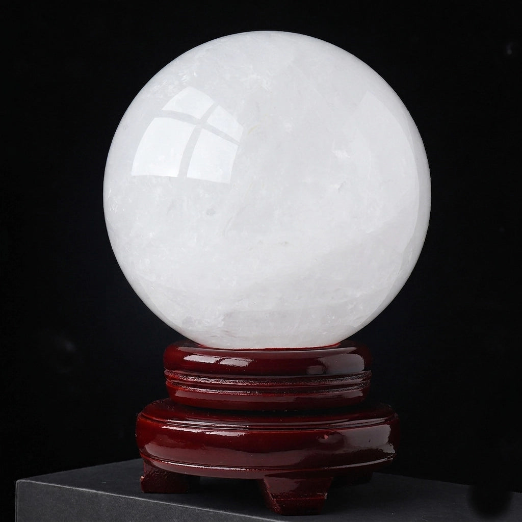Obsidian Crystal Sphere to Shield Against Negative Energy