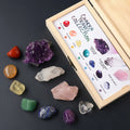 Premium Raw Crystal Gift Box - Unpolished Energy Ores for Meditation & Space Cleansing