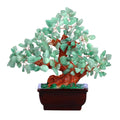 Sacred Lotus - Aura Green Aventurine Crystal Tree for Prosperity & Good Fortune