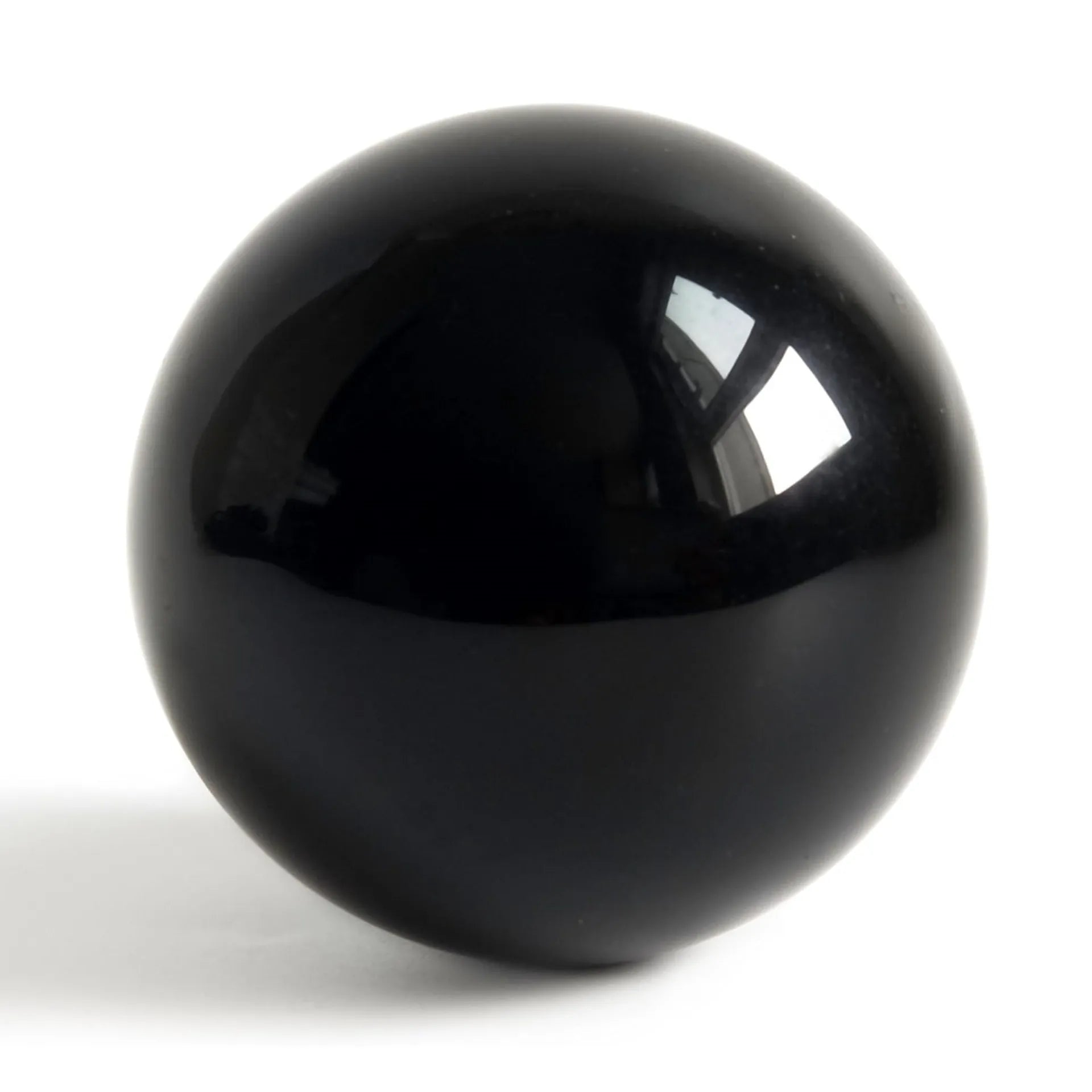 Sacred Lotus - Obsidian Crystal Sphere for Protection & Emotional Healing