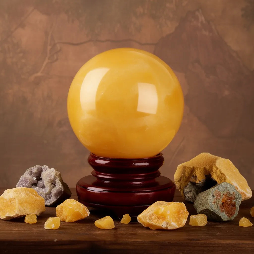 Obsidian Crystal Sphere to Shield Against Negative Energy