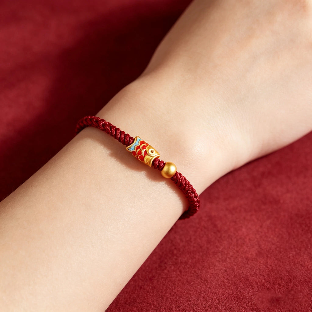 Artisan Woven Good Luck Red Rope Bracelet