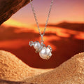 Sacred Lotus - Five Elements Gourd Necklace for Energy Harmonization